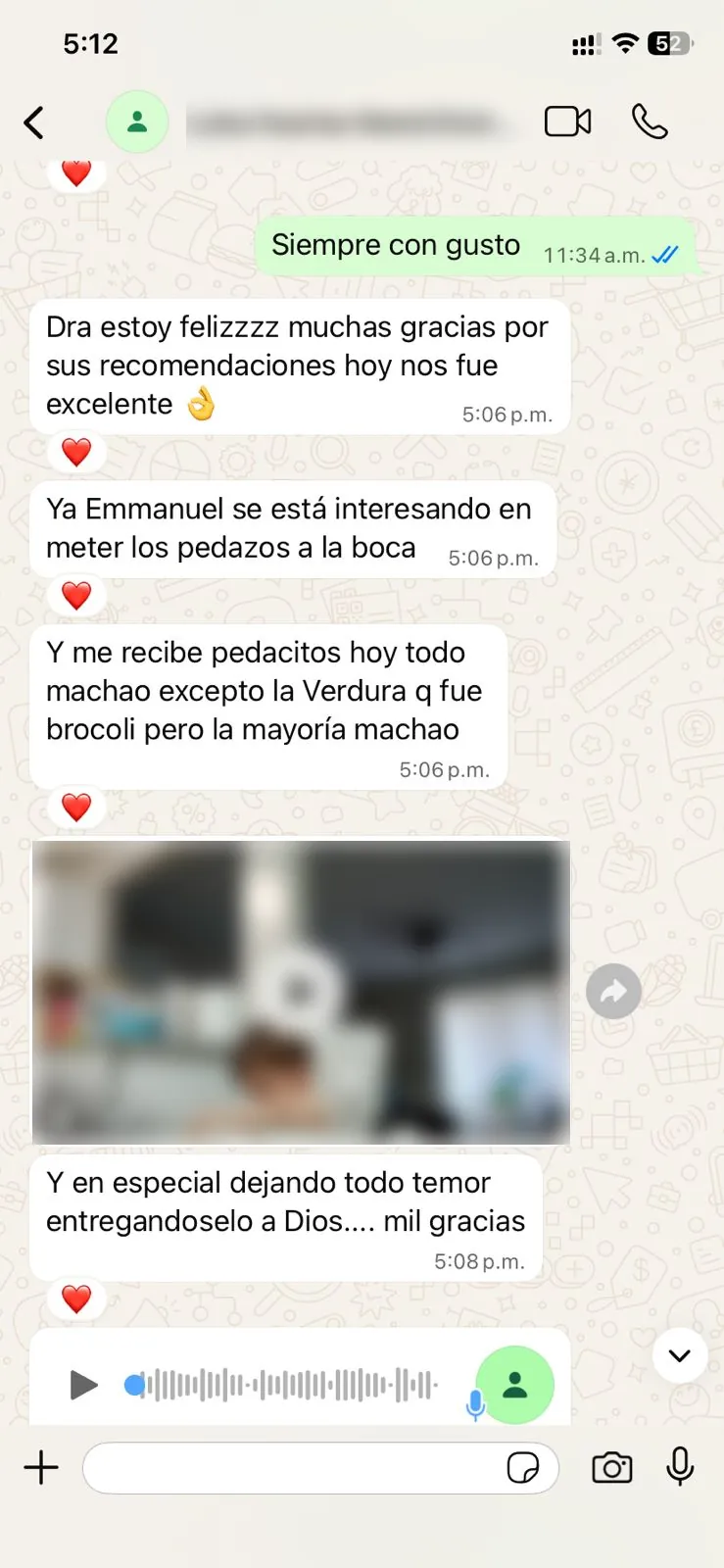 Mensaje de una mamá: su bebé empezó a llevarse los pedazos a la boca