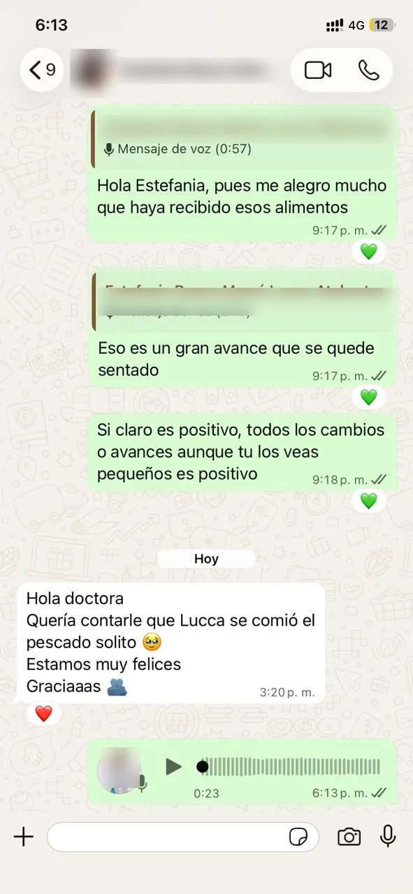 Mensaje de una mamá: su hijo se comió el pescado solo